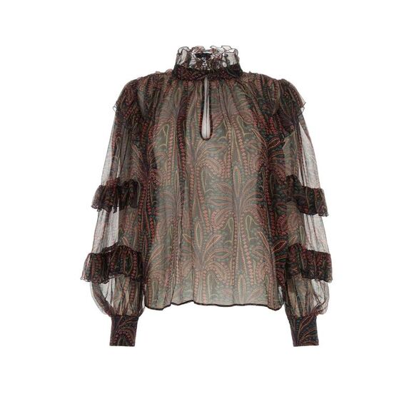 Etro Women Printed Crepe Blouse